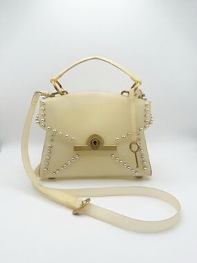 RARE ZAC Zac Posen Belay Mini Crossbody – Frosted PVC Pearl Edition